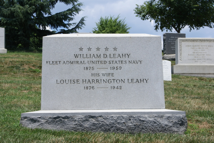 Grave of William Leahy at Arlington National Cemetery