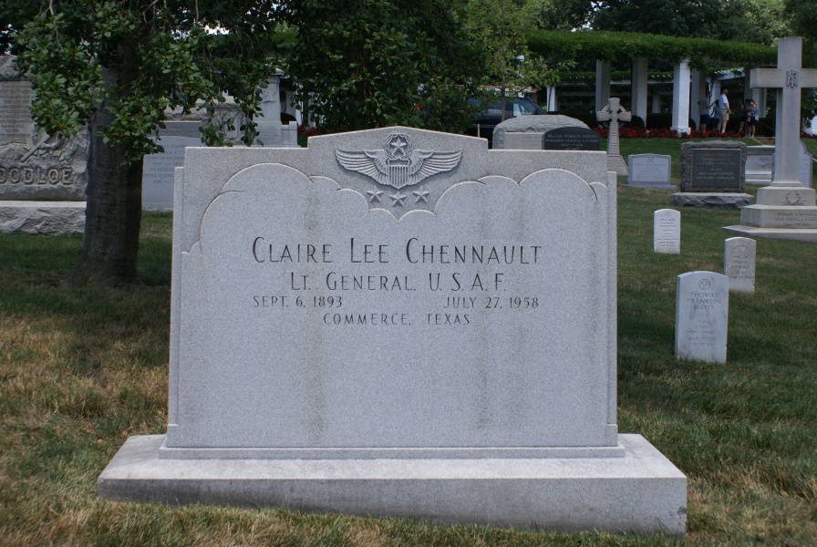 Grave of Claire Chennault at Arlington National Cemetery