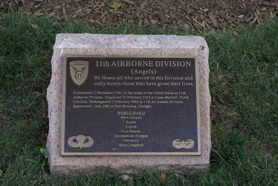 11th Airborne Division Memorial at Arlington National Cemetery