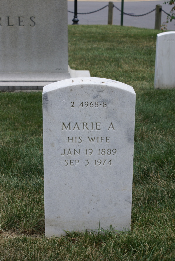 Grave of Richard Byrd, Jr. (Reverse) at Arlington National Cemetery