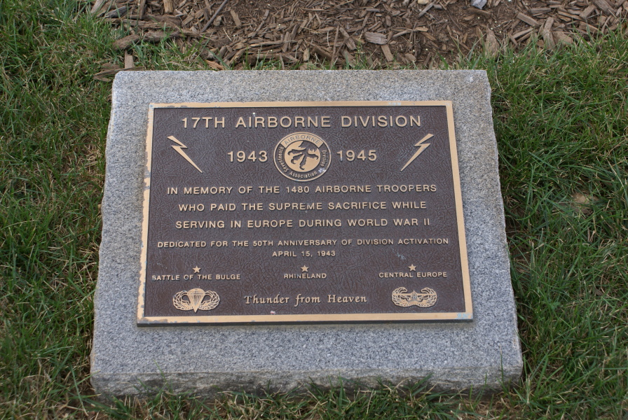 17th Airborne Division Memorial at Arlington National Cemetery