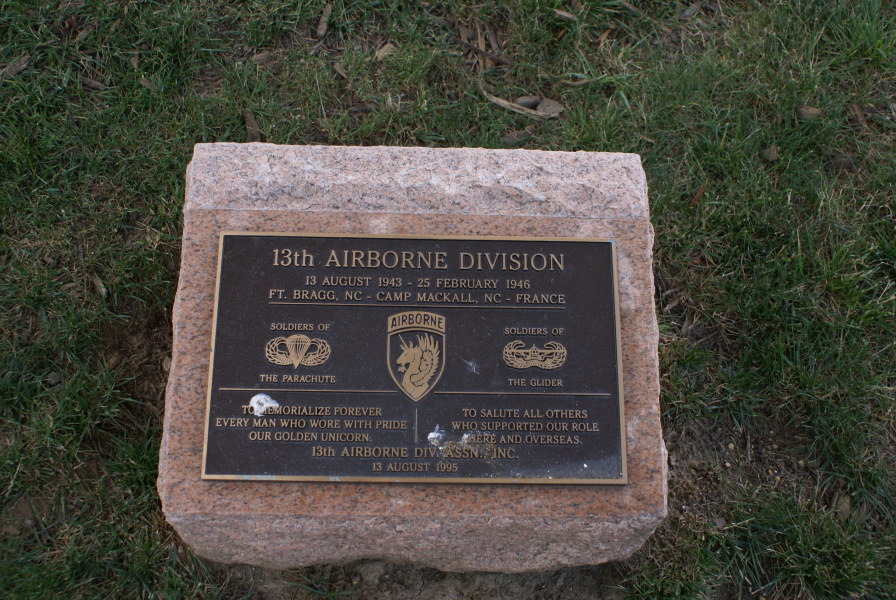 13th Airborne Division Memorial at Arlington National Cemetery