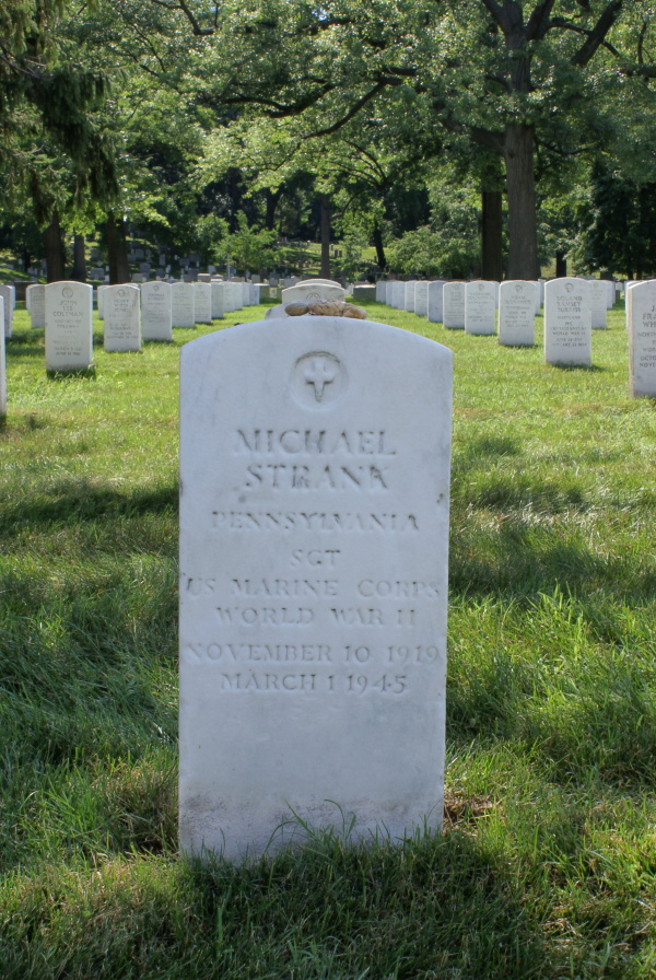 Grave of Michael Strank at Arlington National Cemetery
