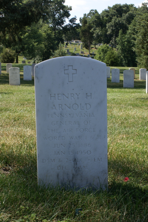 Grave of "Hap" Arnold at Arlington National Cemetery