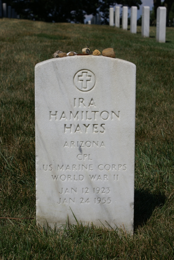 Grave of Ira Hayes at Arlington National Cemetery