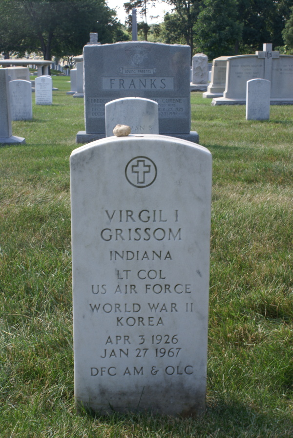 Grave of Gus Grissom at Arlington National Cemetery