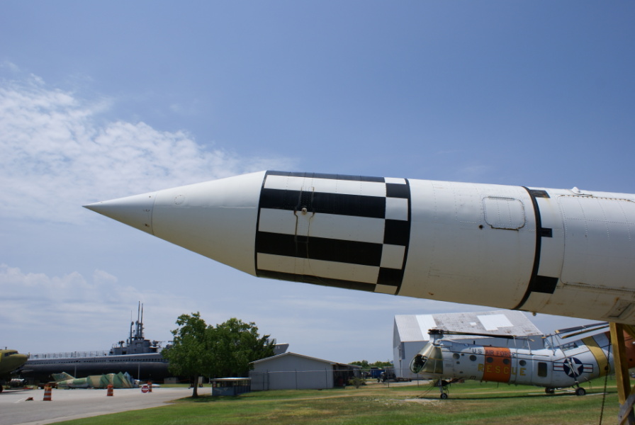 Warhead section on Redstone Missile (Exterior) at Battleship Memorial Park