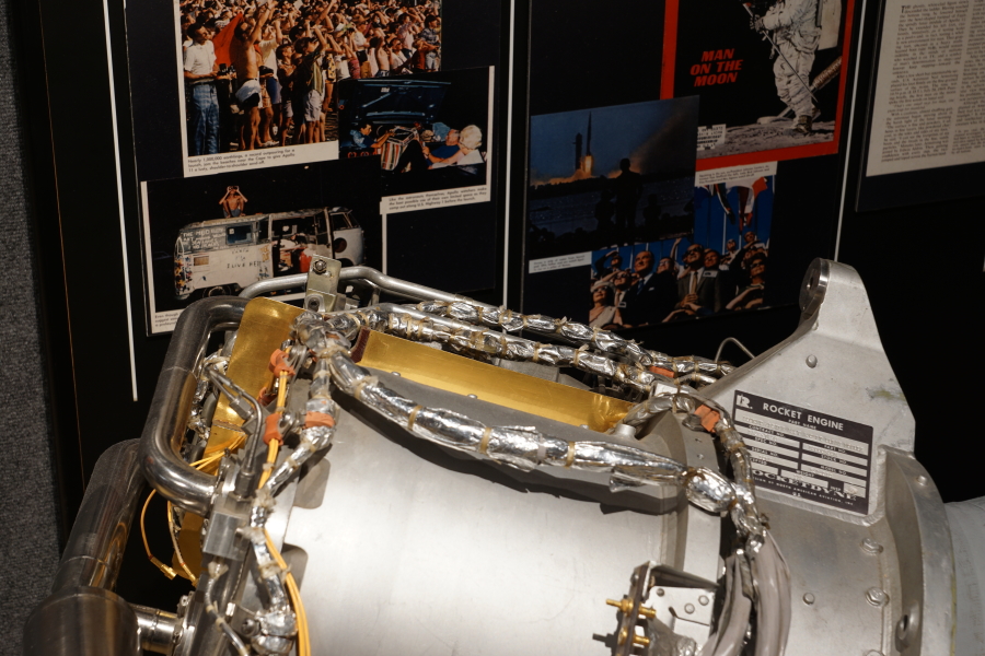 APS Engine valve package assembly at Celebrating Apollo