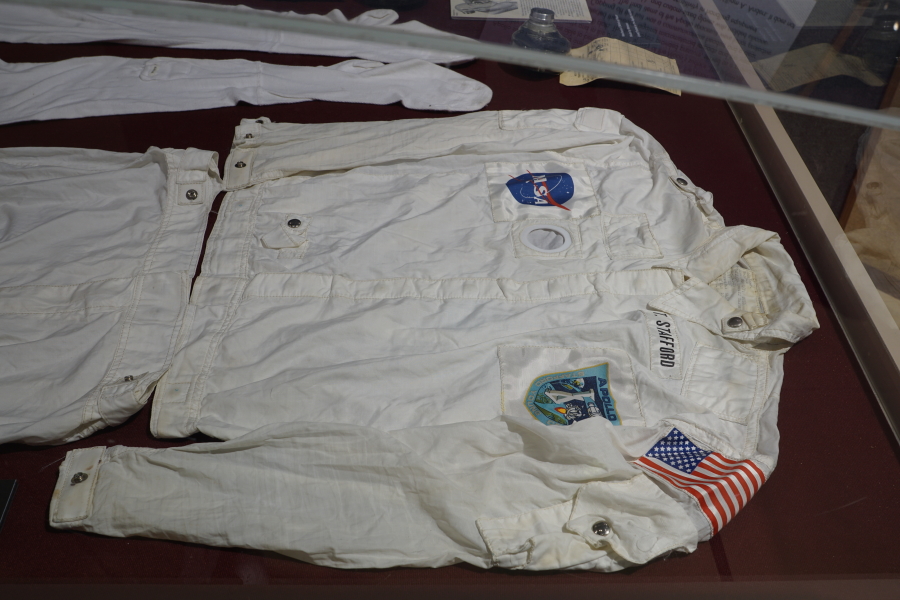 Jacket from Stafford's Apollo 10 Inflight Coverall Garment at Celebrating Apollo