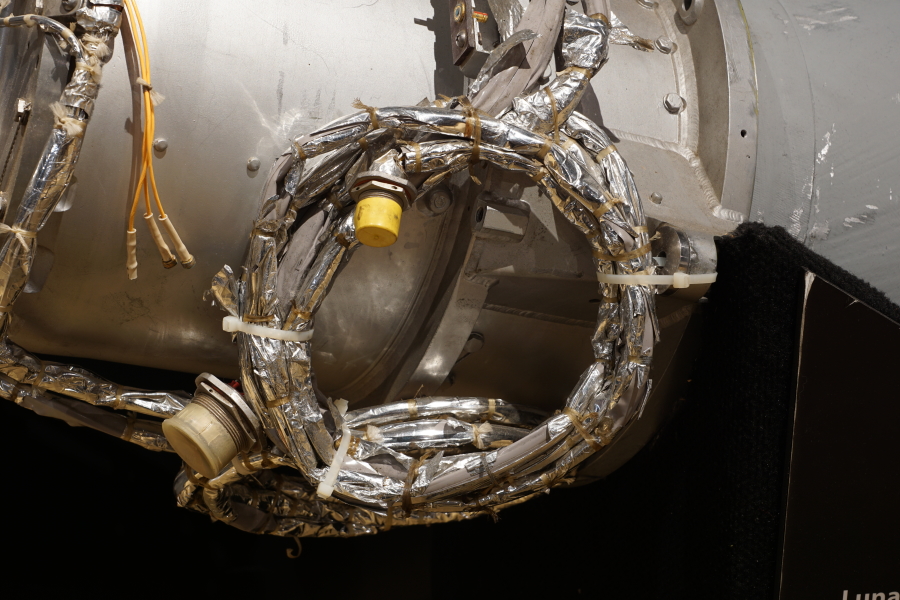 Electrical connectors on APS Engine at Celebrating Apollo