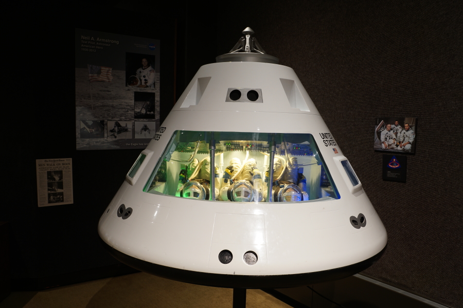 1/3 scale Apollo Command Module Model at Celebrating Apollo