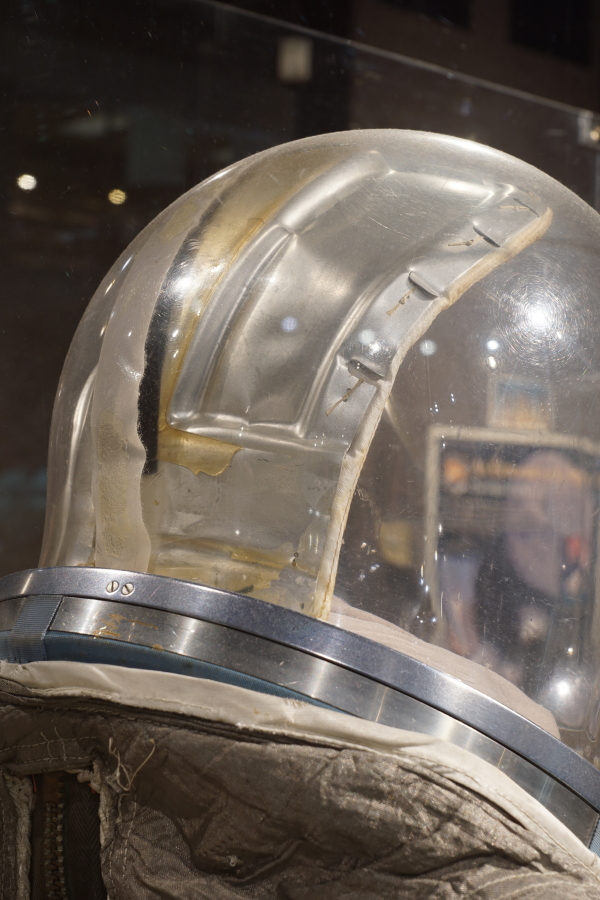 Helmet headrest on Anders' Apollo 8 Suit at Celebrating Apollo