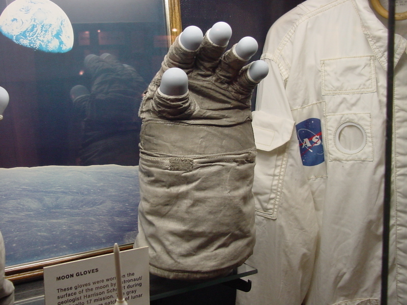 Schmitt's Apollo 17 EVA Gloves at Cernan Center