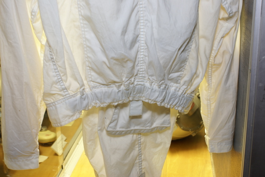 Jacket waist on Cernan's Apollo 17 Inflight Coverall Garment (ICG) at Cernan Center