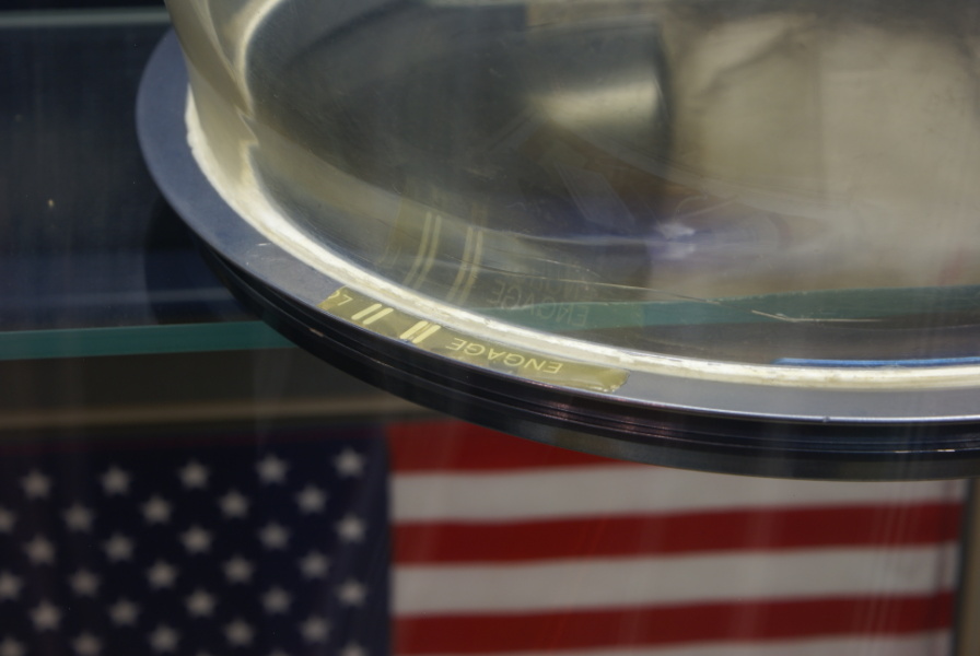 Neck ring on Cernan's Apollo 10 Helmet at Cernan Center