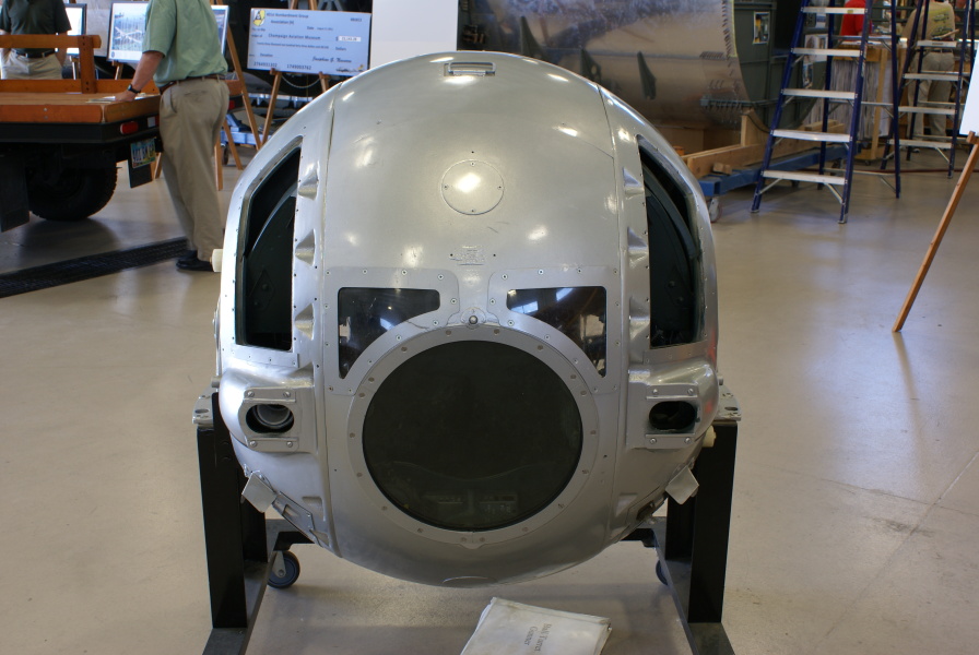 B-17 Ball Turret at Champaign Aviation Museum