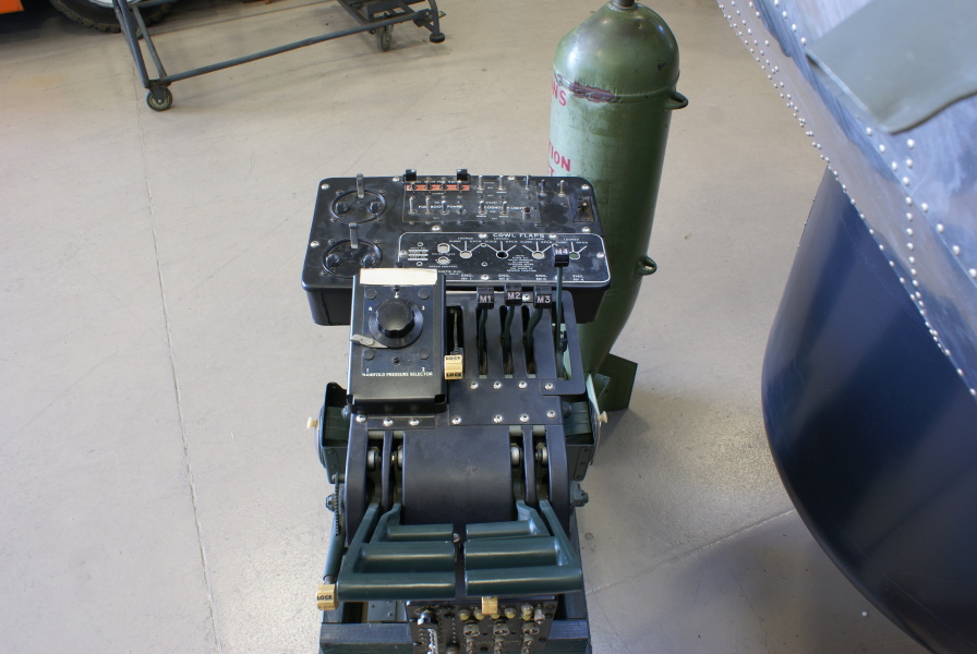 B-17 Control Pedestal at Champaign Aviation Museum