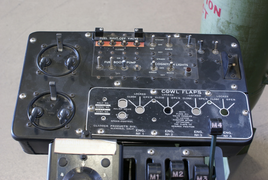 B-17 Control Pedestal at Champaign Aviation Museum