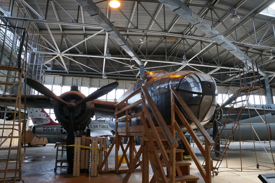 Nose of B-25 at Chanute Air Museum