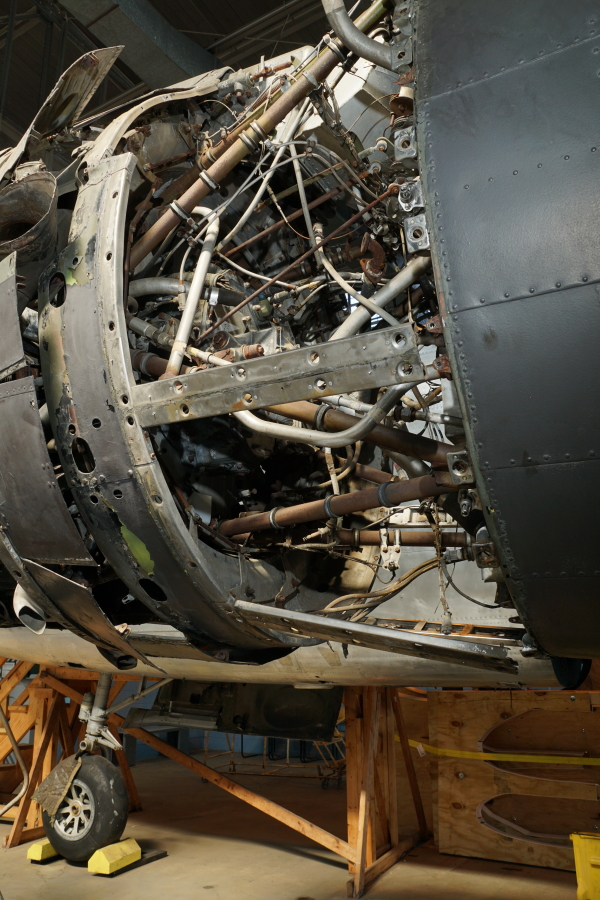 B-25 engine at Chanute Air Museum