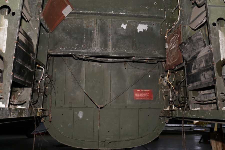 Interior of Chanute Air Museum bomb bay at Chanute Air Museum