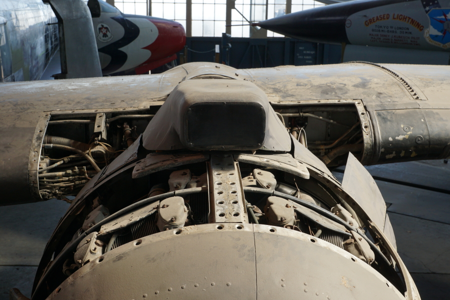 B-25 engine at Chanute Air Museum