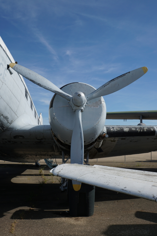 Engine on C-47 at Chanute Air Museum