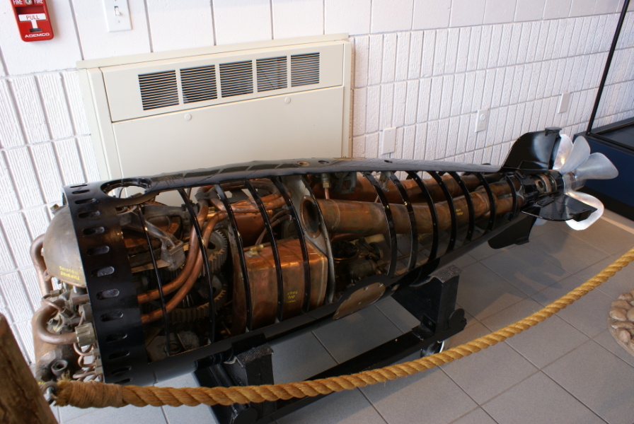 Cutaway Mark 23 Torpedo Afterbody at Wisconsin Maritime Museum