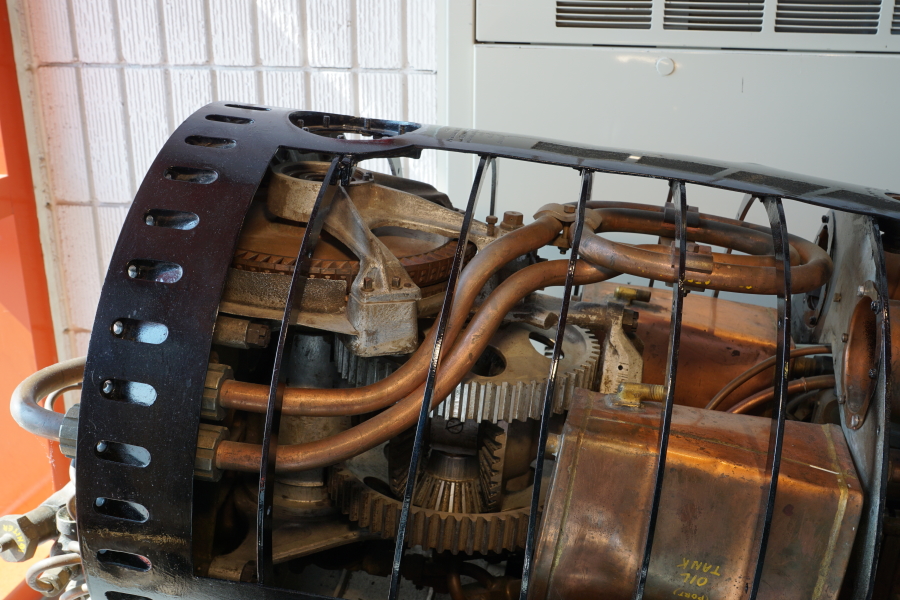 Air flask preheater on the Cutaway Mark 23 Torpedo Afterbody at the Wisconsin Maritime Museum