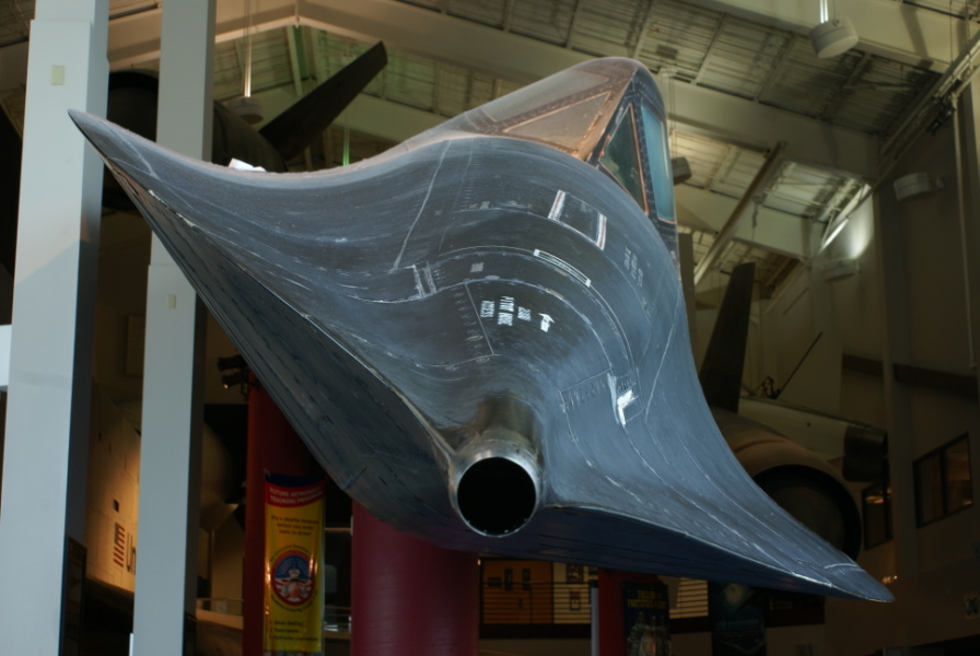 SR-71 nose at Kansas Cosmosphere