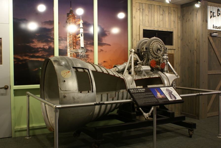 Cut-Away H-1 Engine at Kansas Cosmosphere