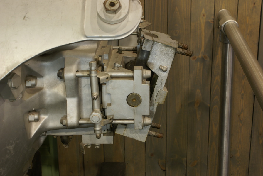Gimbal bearing on Cut-Away H-1 Engine Kansas Cosmosphere