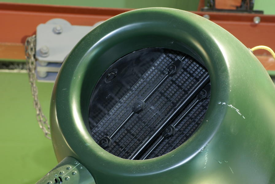 Shutters on the V-1 Argus As 014 pulse jet engine at Kansas Cosmosphere