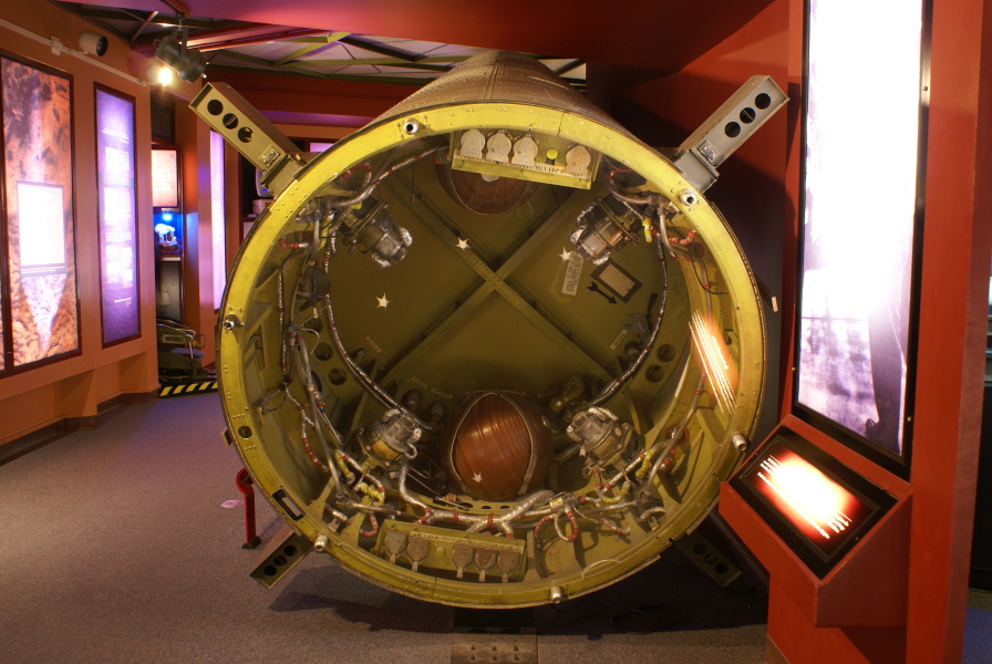 Redstone Aft Unit and Warhead Section at Kansas Cosmosphere