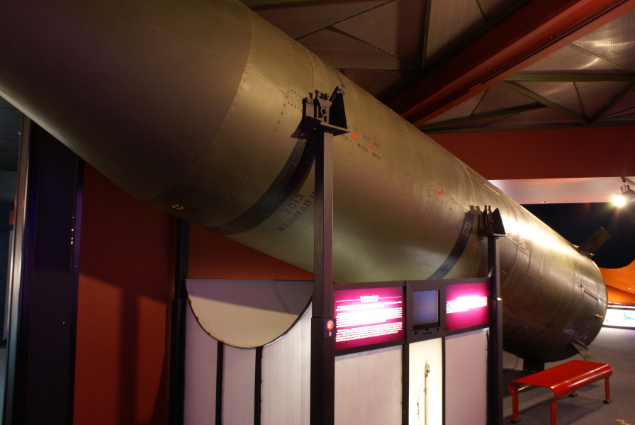 Redstone Aft Unit and Warhead Section at Kansas Cosmosphere