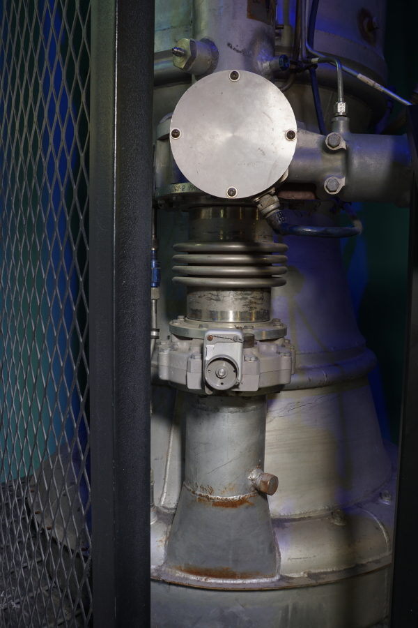 A-7 Engine main fuel valve at Kansas Cosmosphere