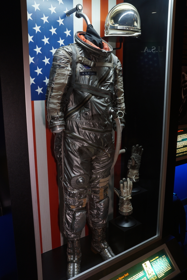 Schirra Project Mercury Sigma 7 Training Suit at Kansas Cosmosphere