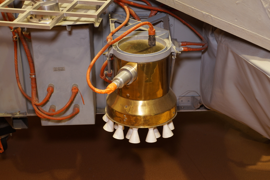 Viking Lander terminal descent engine at Kansas Cosmosphere
