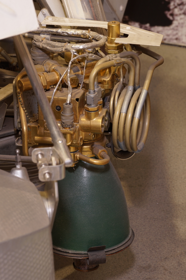 TD-339 vernier engine #1 on Surveyor Engineering Model at Kansas Cosmosphere