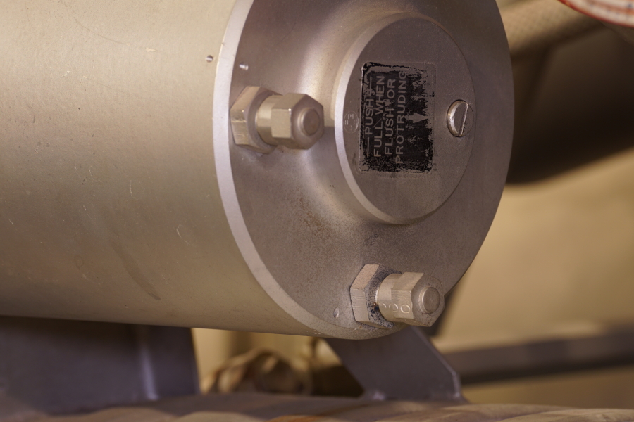 Fuel additive blender unit (FABU) on Cut-Away H-1 Engine at Kansas Cosmosphere