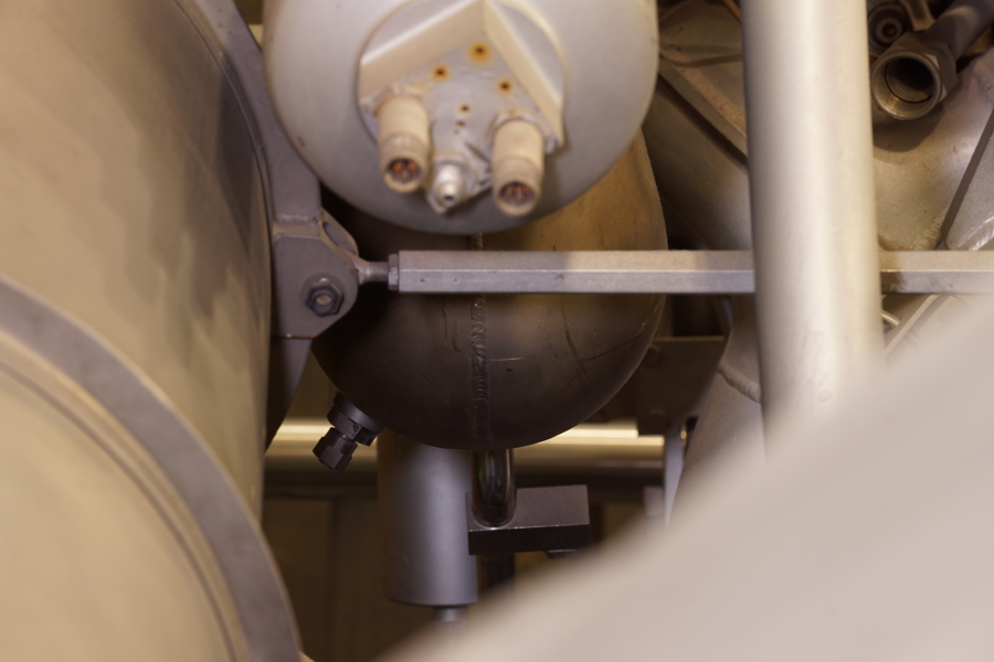 Liquid-propellant gas generator (LPGG) on Cut-Away H-1 Engine at Kansas Cosmosphere