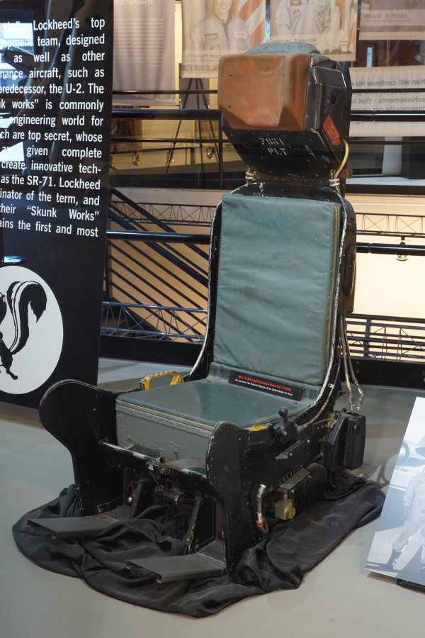 SR-71 ejection seat at Kansas Cosmosphere