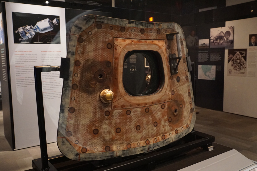 Apollo 11 Hatch at Destination Moon