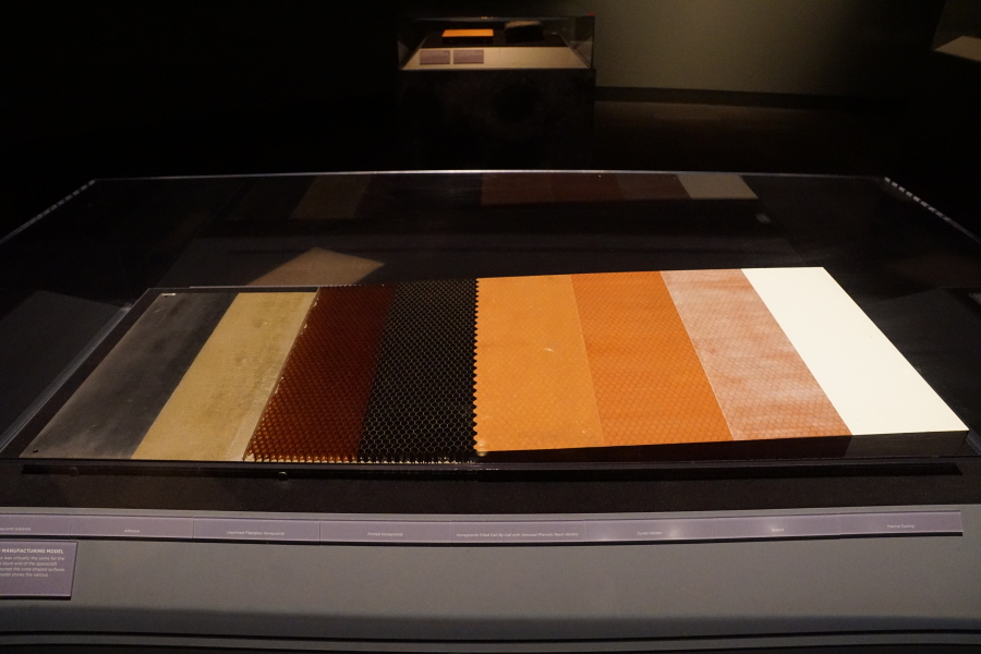 Apollo Heat Shield Manufacturing Model at Destination Moon