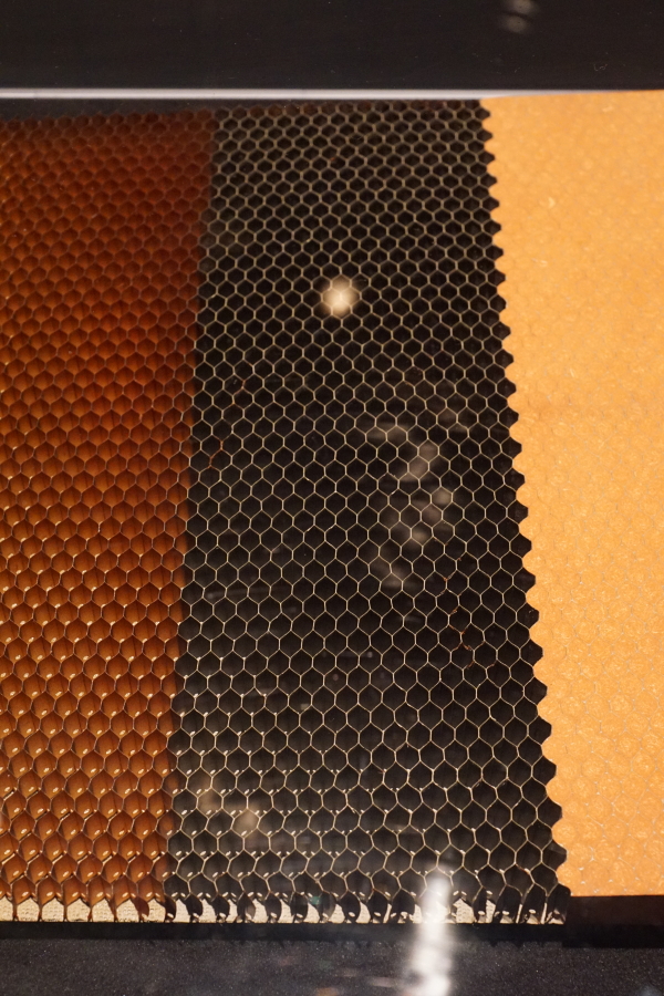 Apollo Heat Shield Manufacturing Model primed honeycomb at Destination Moon