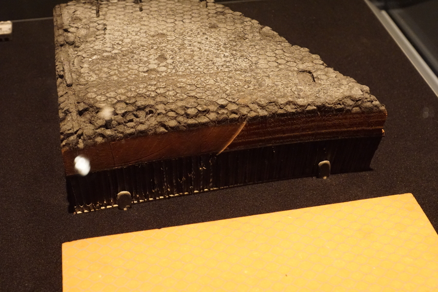 Ablated Apollo Heat Shield at Destination Moon