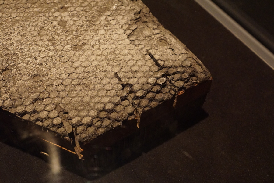 Ablated Apollo Heat Shield at Destination Moon