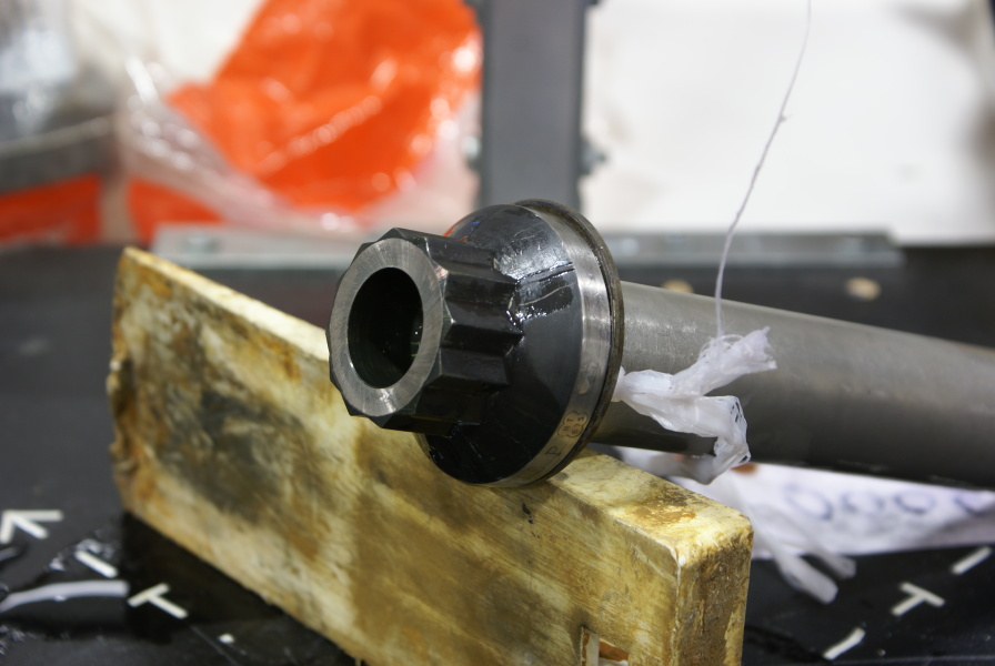 Inner dome attach bolt from Jeff Bezos recovered F-1 Apollo 11 rocket engines