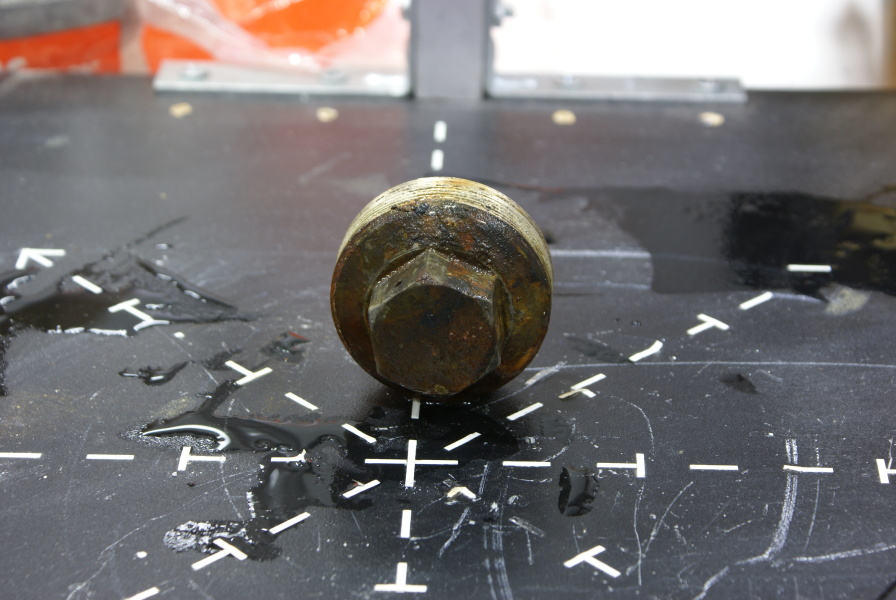 Dome sealing plug from Jeff Bezos recovered F-1 Apollo 11 rocket engines