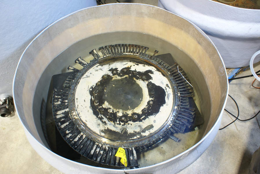 Turbine wheels from Jeff Bezos recovered F-1 Apollo 11 rocket engines